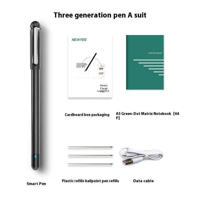 Smart Pen Writing Set with Reusable Notebook