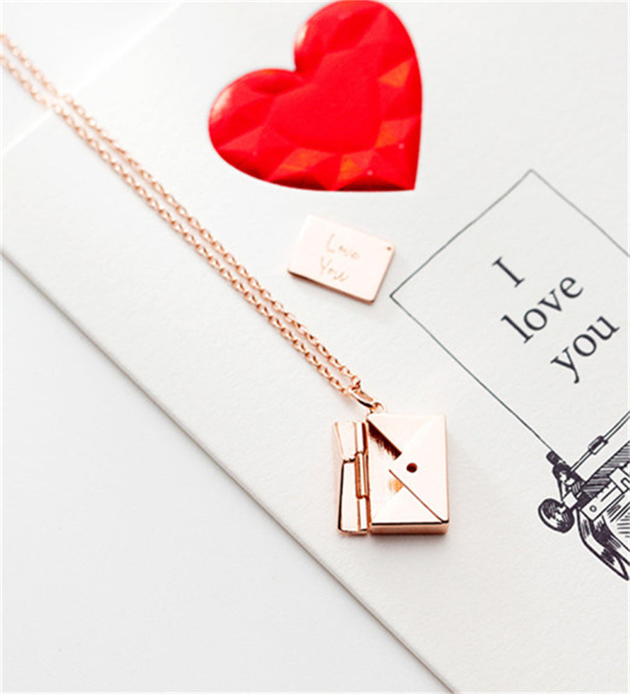 Heartfelt Envelope Necklace